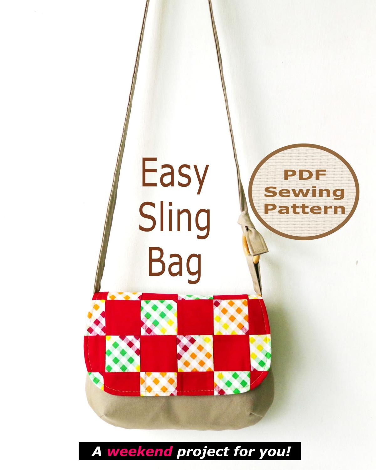 Easy Sling Bag Pattern on Luulla